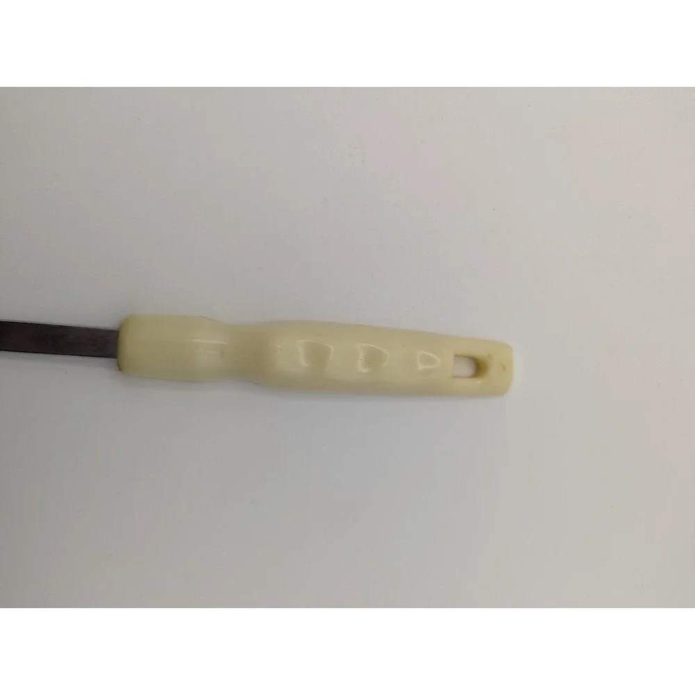 Vintage‎ Cream Nylon Slotted Spatula Turner Stainless Steel Handle Korea MCM